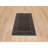 3'1"x5'1" Eerie Black All Over Fish Tabriz Mahi Design Pure Wool Hand Knotted 175 KPSI Rug E9290D29399147DCA27DF9E78F88A4D6