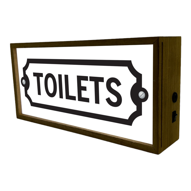 Ravei Toilets 15" LED Sign
