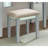 Transitional Style  1Pc Vanity W/ Stool Set Core Design Storage Drawers Central Mirror Padded Stool Bedroom Furniture-1356591446