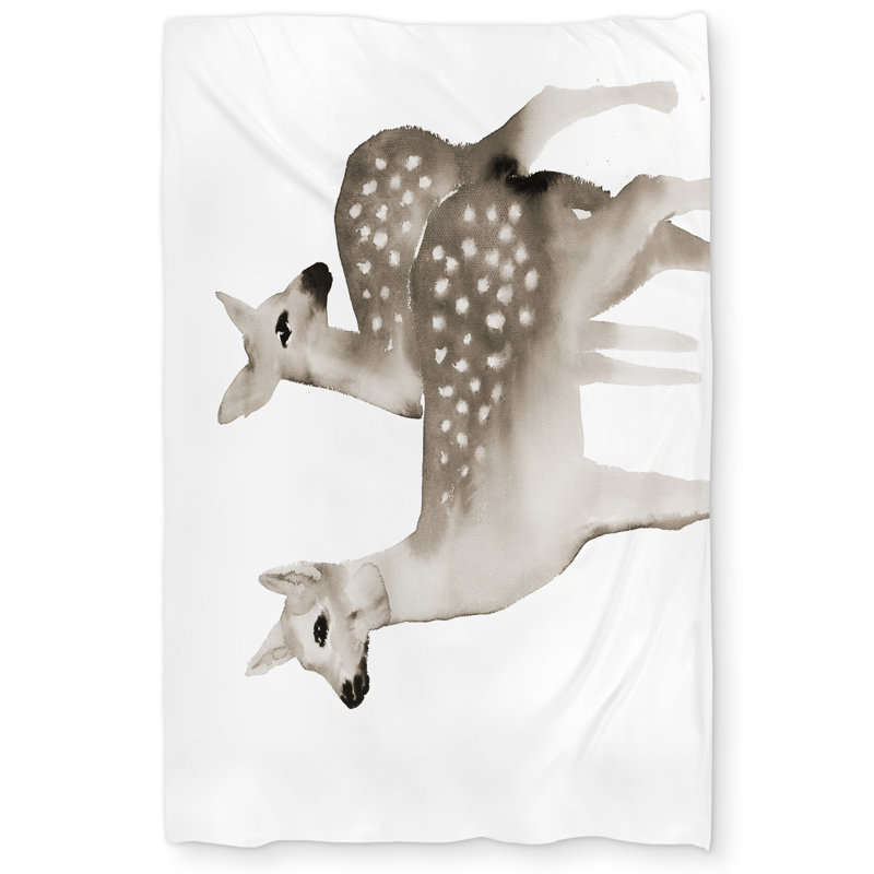 Brown Faons Animals Office Duvet Cover | Home Decor Essentials