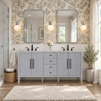 Meuble-lavabo double 72 po
