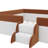 Upholstered Daybed Frame With Fence And Stairs-122526766-122526768