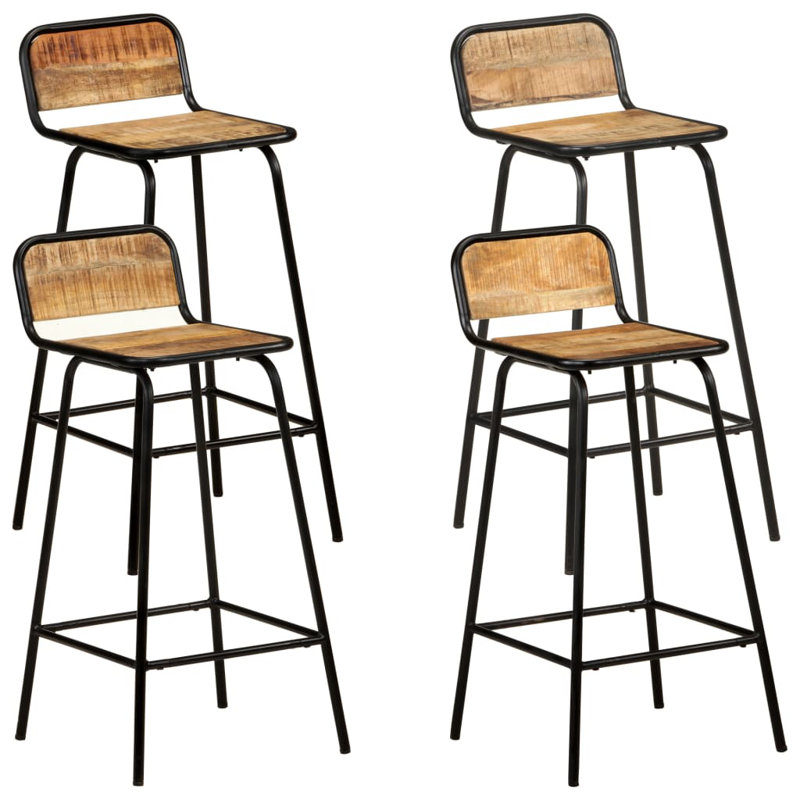 Cokato Counter Stool with Metal Frame