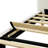 Queen Size Platform Bed Frame with Upholstered Headboard