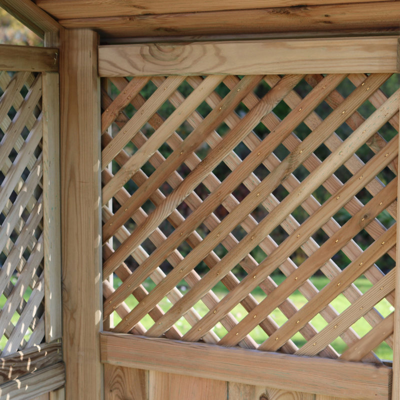 Leyden Solid Wood Outdoor Bench