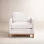Fauteuil rembourré en duvet d'oie 34,5 po Cami-1498081156