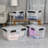 Sterilite 19 Qt Gasket Box, Stackable Storage Container with Lids, Black, 6 Pack