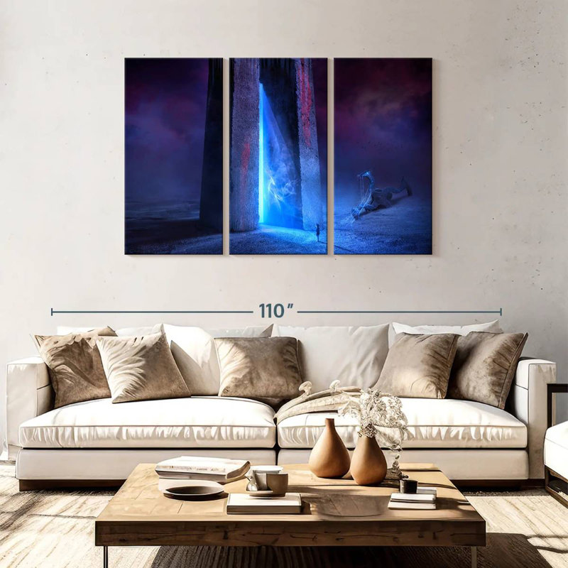 Kelan Time Gate, 48" H x 74" W