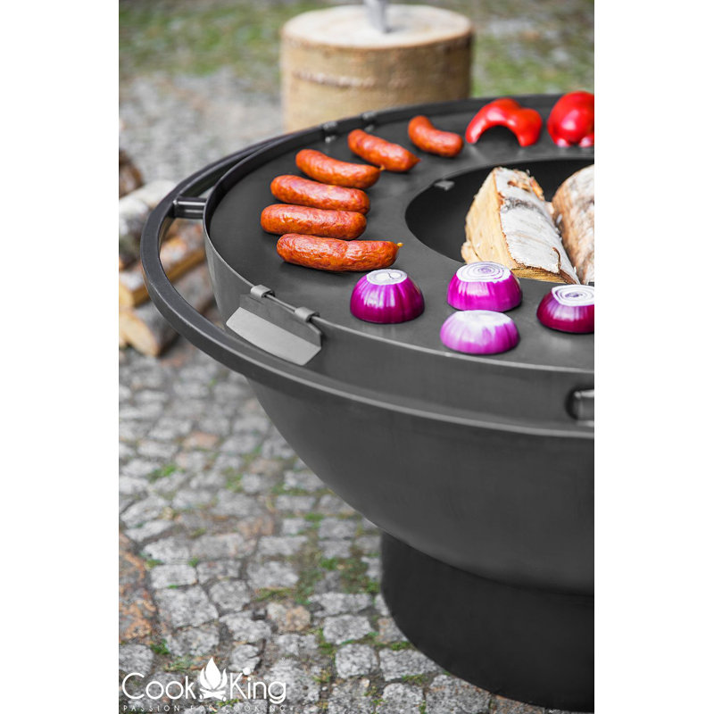 Round Steel Wood Burning Smokeless Fire Pit