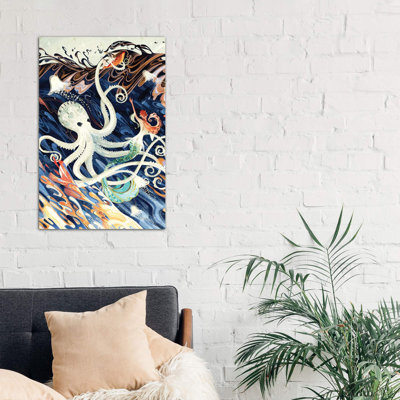 Little Mermaid - Wrapped Canvas Painting