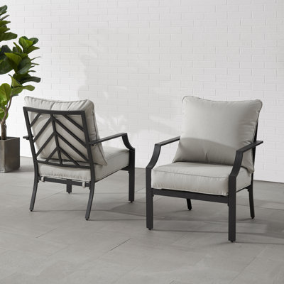 Cristyna Steel Outdoor Lounge Chair