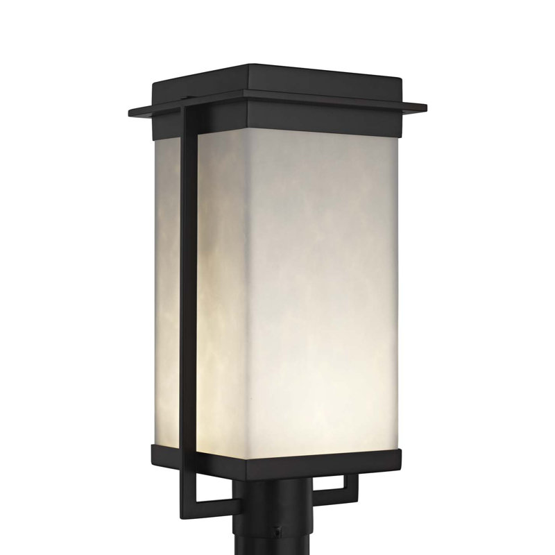 Tête de lanterne DEL câblée intégrée à 1 lumière H 18 po Milla, Nickel brossé