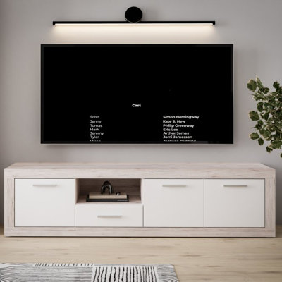 Ceridwen 178cm TV Cabinet with Three Cupboards