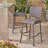 Outdoor PE Rattan Armless Barstools Set of 2-1173515158