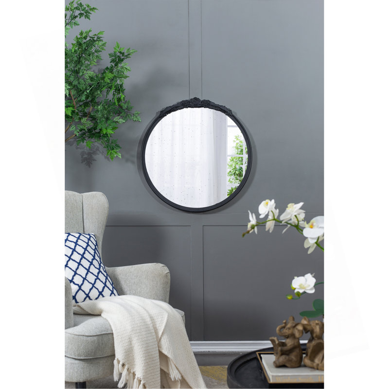 Cadre de miroir décoratif sculpté à la main exquis, rehaussant tout décor avec son design élégant et son savoir-faire artisanal