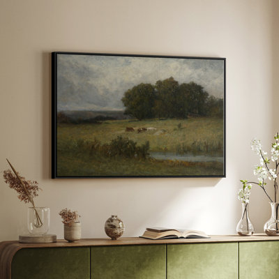 Paysage rétro - DLXV III - Toile tendue avec châssis