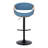 Swivel Upholstered Adjustable Height Counter Stool with Metal Frame-92718775
