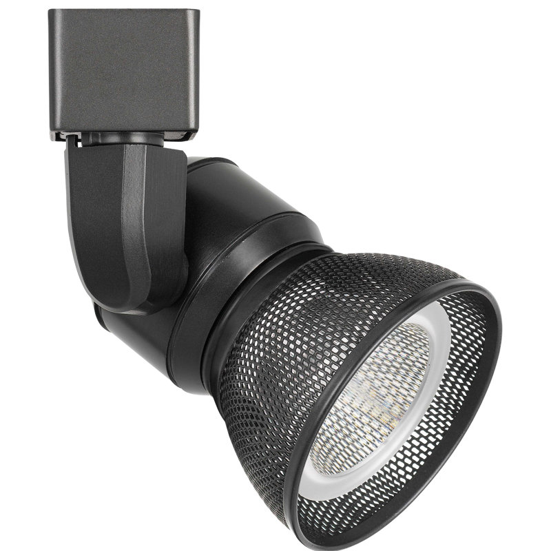 Tête de luminaire de rail del, Blanc, Bronze foncé