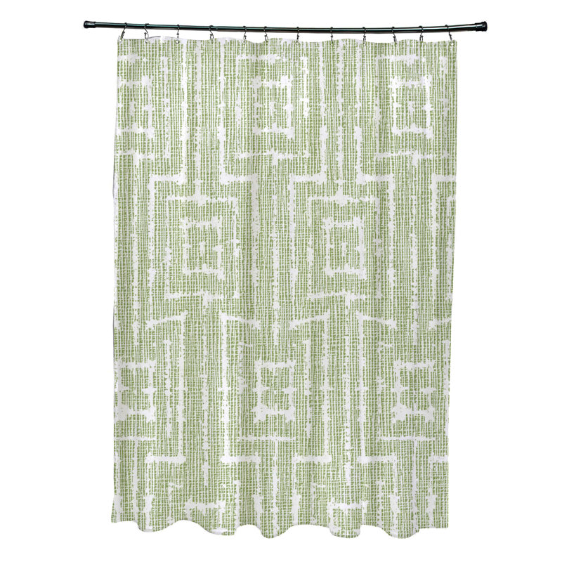 Springdale Floral Shower Curtain, Green