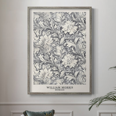 WM MORRIS Series DCCXI Framed Print - Solid Wood