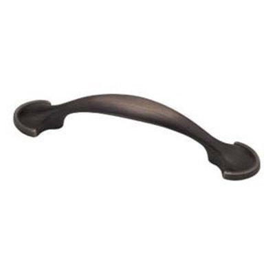 (100-Pack) 3" Half Round Foot Pull Venetian Bronze
