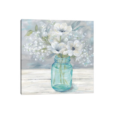 Vintage Jar Bouquet I by Cynthia Coulter - Print on Canvas