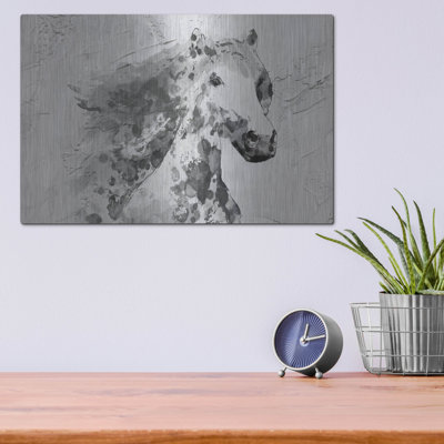 Luxe White Art «White Stallion 1» par Irena Orlov, «White Stallion 1» par Irena Orlov
