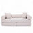 Modular Couch Sofa Bed For Apartment,Convertible Sofa Bed,Fixed-Shape Frame & Removable Armrests,Folding Mattress Couch For Small Spaces ,No Assembly-1682744670
