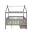 Lit double en bois avec 2 tiroirs-1734315071