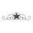 Rustic Metal Star Wall Decor Scrollwork Farmhouse Wall Accent