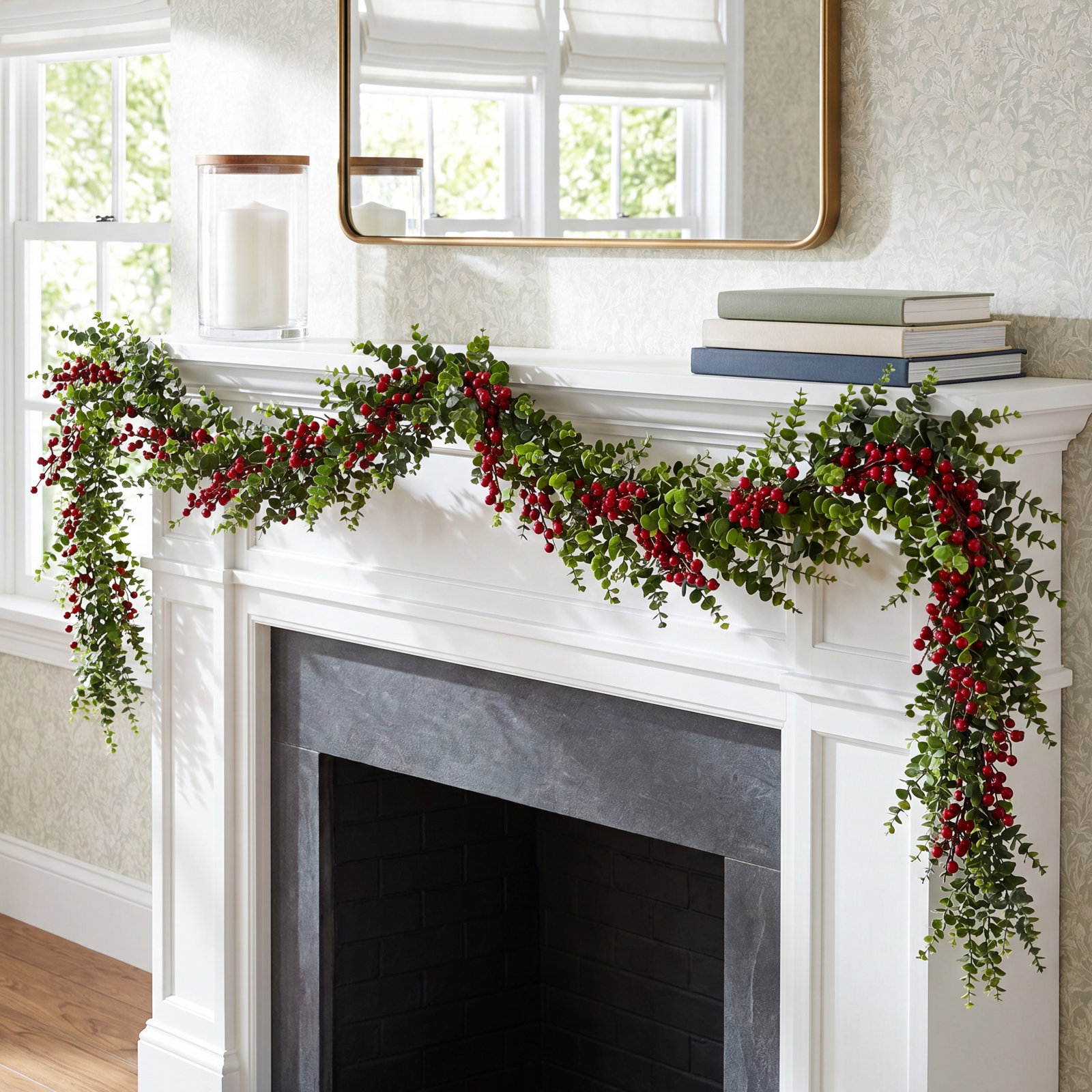 Leyon 5" Eucalyptus Christmas Garland