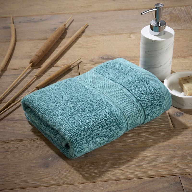 Luxury Zero Twist 100% Cotton Hand Towel, Teal