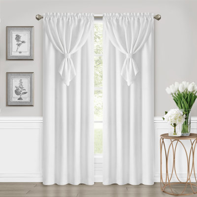 Bisrat Semi Sheer Curtain Single Panel
