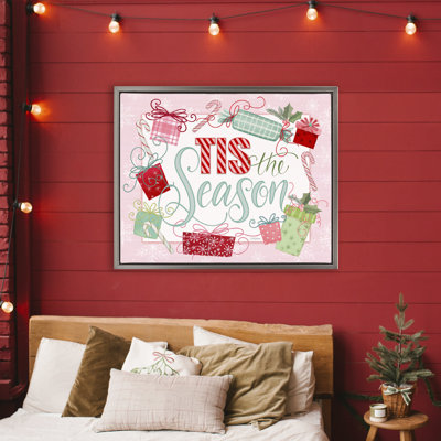 Cadre flottant rose pastel The Season, design par Nicole Tamarin