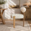 Chaise d'appoint rembourrée sans accoudoirs-131248047