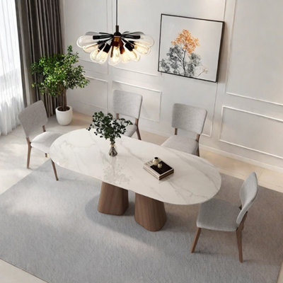 Ensemble de table à manger moderne et minimaliste