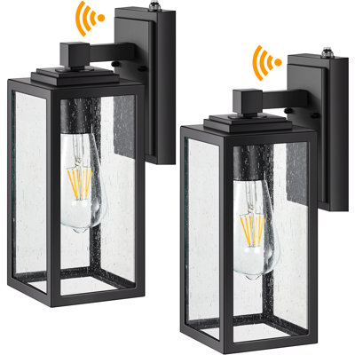 Ensemble de 2 luminaires muraux d'extérieur Dusk to Dawn
