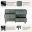 Commode double 6 tiroirs Domhnall Modern
