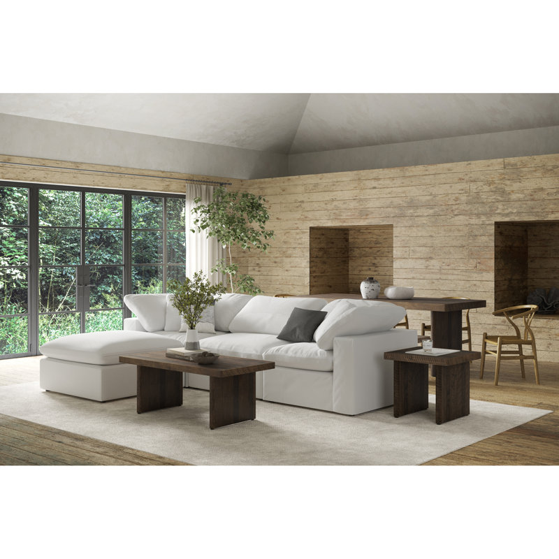 Thompkins Solid Wood Top Coffee Table