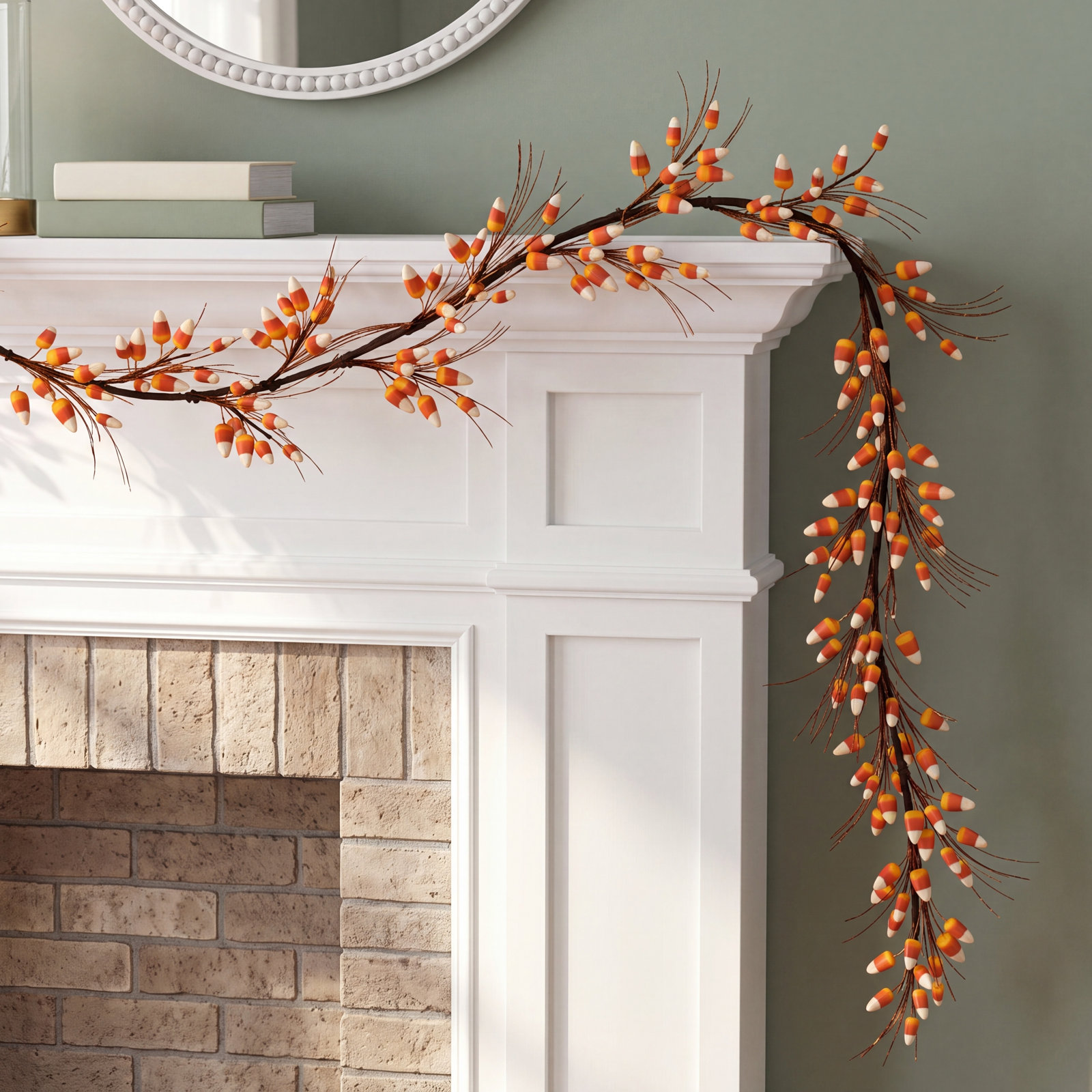 All Hallow's Eve Candy Corn Garland