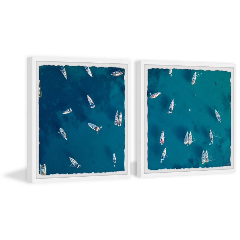 I Need A Boat - 2 Piece Single Picture Frame Print, 45cm H x 45cm W x 3.81cm D