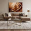 «Music Cello Brown», art mural sur toile-1759526384