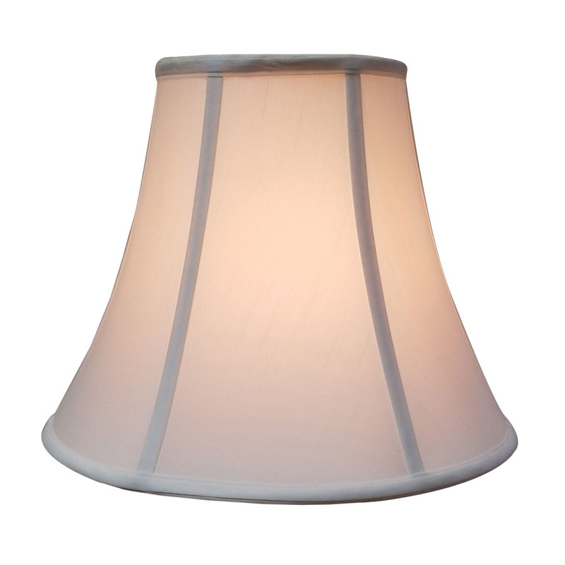 Royal Designs, Inc. BS-704-18WH, abat-jour de base en forme de cloche véritable, 9 x 18 x 13,6, blanc, Blanc