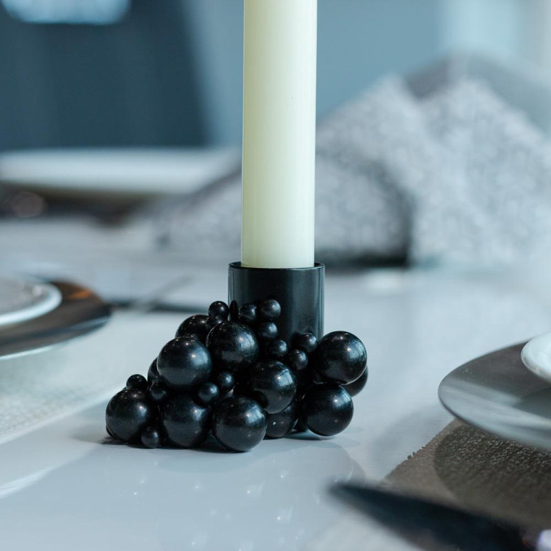 Petite chandelles en acier inoxydable à bulle magnétique