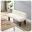 Repose-pieds rembourré en bois d'hévéa avec repose-pieds rembourré pratique et polyvalent-1182032704-1182032707