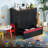 Twin Size Murphy Bed With Storage Drawer,Smart LED Lighting & Built-In Charging Station, Space-Saving Cabinet Bed For Kids,Adults,Black-995330065