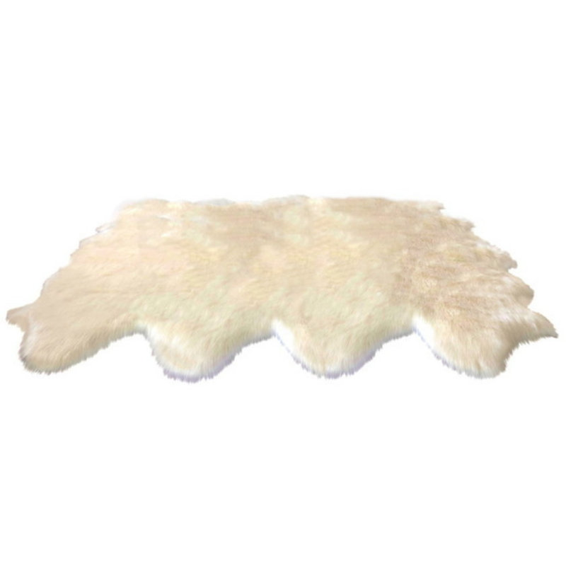 Amaranta Performance Sheepskin Indoor Rug, Novelty 5'5 x 6'8"