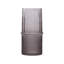 Vase en verre gris à deux tons (ensemble de 2)