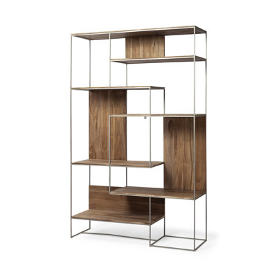 Bibliothèque en métal H 75,5 "x l 47,25" Pawnee