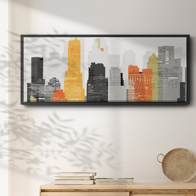 Element City- Framed Canvas